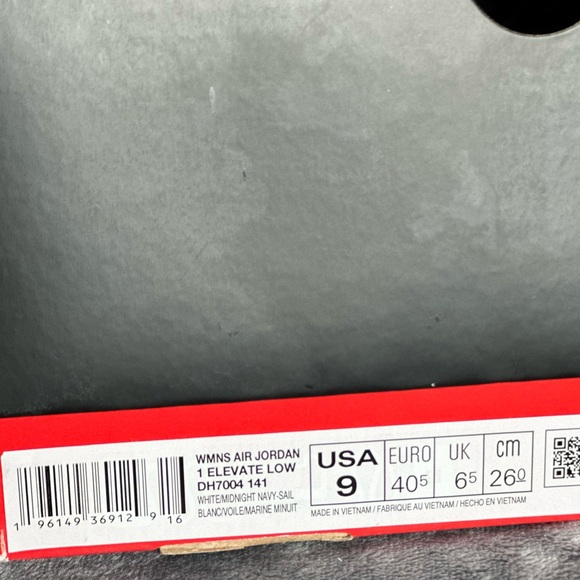 Air Jordan 1 Elevate (Navy/White) - 9W | 7.5 M - Picture 12 of 12